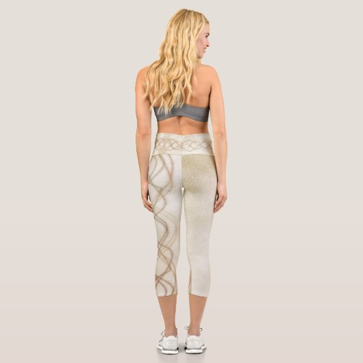 ゴールド カプリレギンス (裏面)