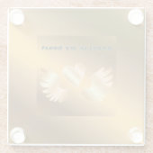 ゴールド ガラスコースター (裏面)