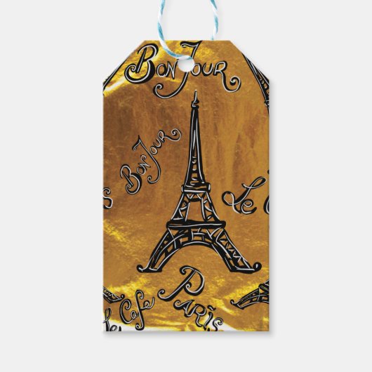 ゴールド ギフトタグ (正面)