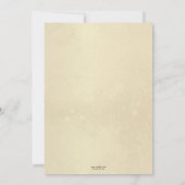 ゴールド クラシック キリスト教 追悼式 参列者案内 招待状 (裏面)