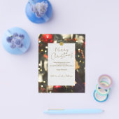 ゴールド クラッシィ＆エレガント クリスマス インスタグラム チラシ (シングル)