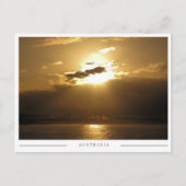 ゴールド・クロヌラ・サンライズ – シドニー オーストラリア ポストカード (正面)