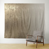 ゴールド グラム ギルデッド ブラシ モダン エレガンス タペストリー (インサイチュ(横))