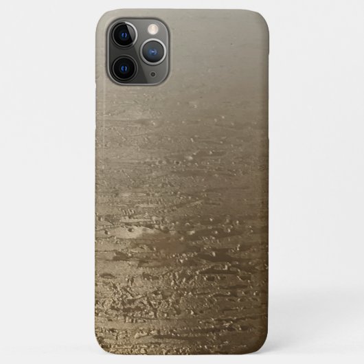 ゴールド グラム ギルデッド ブラシ モダン エレガンス Case-Mate iPhoneケース (裏面)