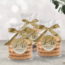 ゴールド グラム グリッター スイート16 パーソナライズド