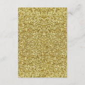 ゴールド グリッター ゴールド インフィニティ 安全対策 エンクロージャーカード (裏面)