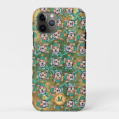 ゴールド グリーン コーギー かわいい犬 クリスマス Case-Mate iPhoneケース (裏面)