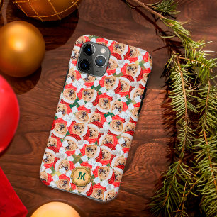 ゴールド グリーン チャウチャウ かわいい犬 クリスマス iPhone 11 PROケース