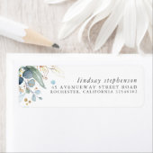 ゴールド グリー ネイチャー モダン ラベル (インサイチュ)