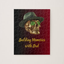 ゴールド ケルト スカル グリーン クローバー 父の日