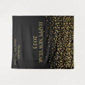 ゴールド コンフェッティ ニューミーム パーソナライズド タペストリー (正面(横))