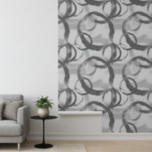 ゴールド サークル 円形パターン 壁紙