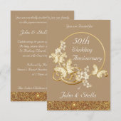 ゴールド・ジュビリー招待状 招待状 (正面/裏面)