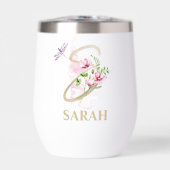 ゴールド スクリプト レター S モノグラム パーソナライズド ネーム (正面)