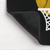 ゴールド スケルトン トロフィー MVP 賞 マウスパッド (コーナー)