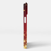 ゴールド スパークリング スターズ iPhoneケース (右側面)