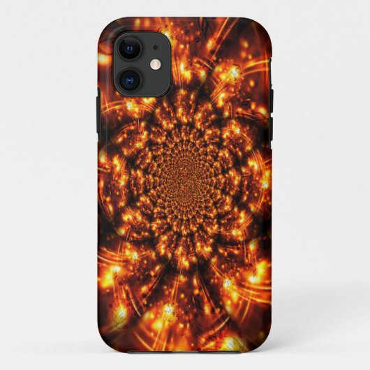 ゴールド スパークリング ライト Case-Mate iPhoneケース (裏面)