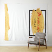 ゴールド スミア バースデー フォトオペ バックドロップ 背景 タペストリー (インサイチュ(横))