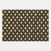 ゴールド ダイヤモンド ラッピングペーパーシート (正面2)