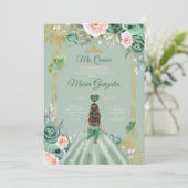 ゴールド ダスティーグリーン ピンク ミス キンセ 15 アノス 招待状 (スタンド正面)