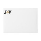 ゴールド テキサス JOY ホリデー ラップアラウンドラベル (正面)