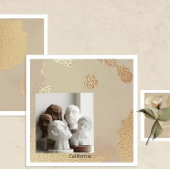 ゴールド テクスチャー エレガント ウェディング 招待状