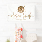 ゴールド ディスコボール ディスコ ブライド ブライズシャワー 横断幕 (インサイチュ)