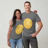 ゴールド ディスコボール ミラーボール レトロ 70年代 80年代 女子 Tシャツ (ユニセックス)