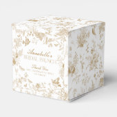 ゴールド トワール ドゥ ジュイ フラワーブライダル ブランシュ フェイバーボックス (裏面サイド)