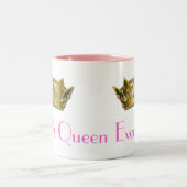 ゴールド・トーンの王冠のマグ ツートーンマグカップ (中央)