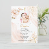 ゴールド ニュートラル 洗礼 招待状 (スタンド正面)