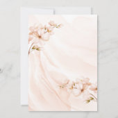 ゴールド ニュートラル 洗礼 招待状 (裏面)