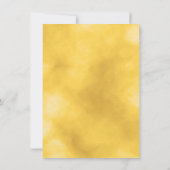 ゴールド ネイビー セーブ デート サーティー 誕生日パーティー 招待状 (裏面)