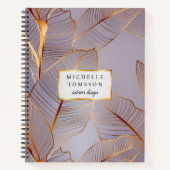 ゴールド ノートブック (正面)