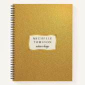 ゴールド ノートブック (正面)