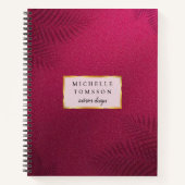 ゴールド ノートブック (正面)