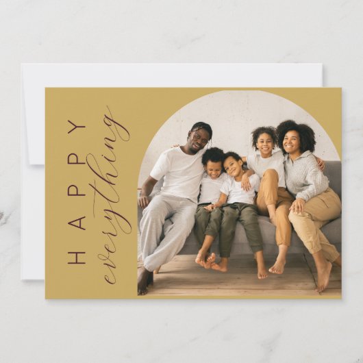 ゴールド ハッピー エブリシング シーズンカード (正面)