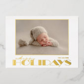 ゴールド ハッピー ホリデー フォト (正面)