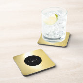 ゴールド ハード プラスチックコースター コースター (右側)