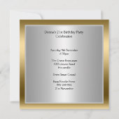 ゴールド ハーレクイン インビテーション パーティー どんなパーティー (裏面)