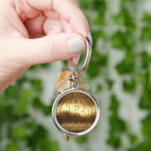 ゴールド ビットコイン 暗号通貨 キーチェーン (手)