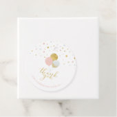 ゴールド&ピンクの風船 | パーティーお礼タグ フェイバータグ (インサイチュ)