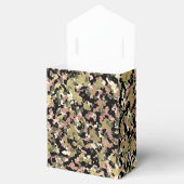 ゴールド ピンク グリーン ブラック カモフラージュ 誕生日パーティー フェイバーボックス (オープン)