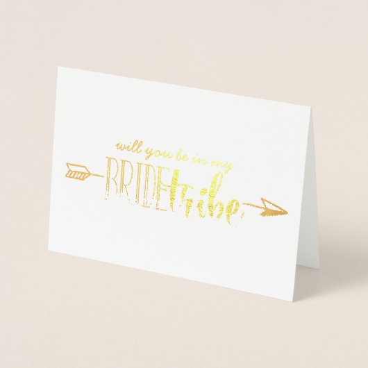 ゴールド・フォイルの私の花嫁の部族カードに入るか 箔カード (正面)