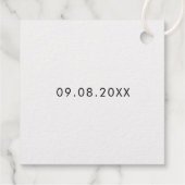 ゴールド・フォイル氏とミセス・ラベルの抱擁とキス フェイバータグ (裏面)