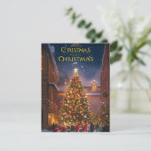 「ゴールド・フォイル・アクセント付き豪華クリスマスカード」 シーズンカード (スタンド正面)