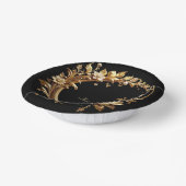ゴールド フラワー オーナメント フレーム ペーパーボウル (傾斜あり)
