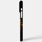 ゴールド フラワー C モノグラム 高級 ボタニカル イニシャル Case-Mate iPhoneケース (裏面 / 左)