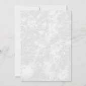 ゴールド フローラル ベリー エレガント ウェディング 招待状 (裏面)