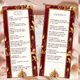 ゴールド フローラル モチーフ オルネイト 非対称 インドの結婚式 プログラム